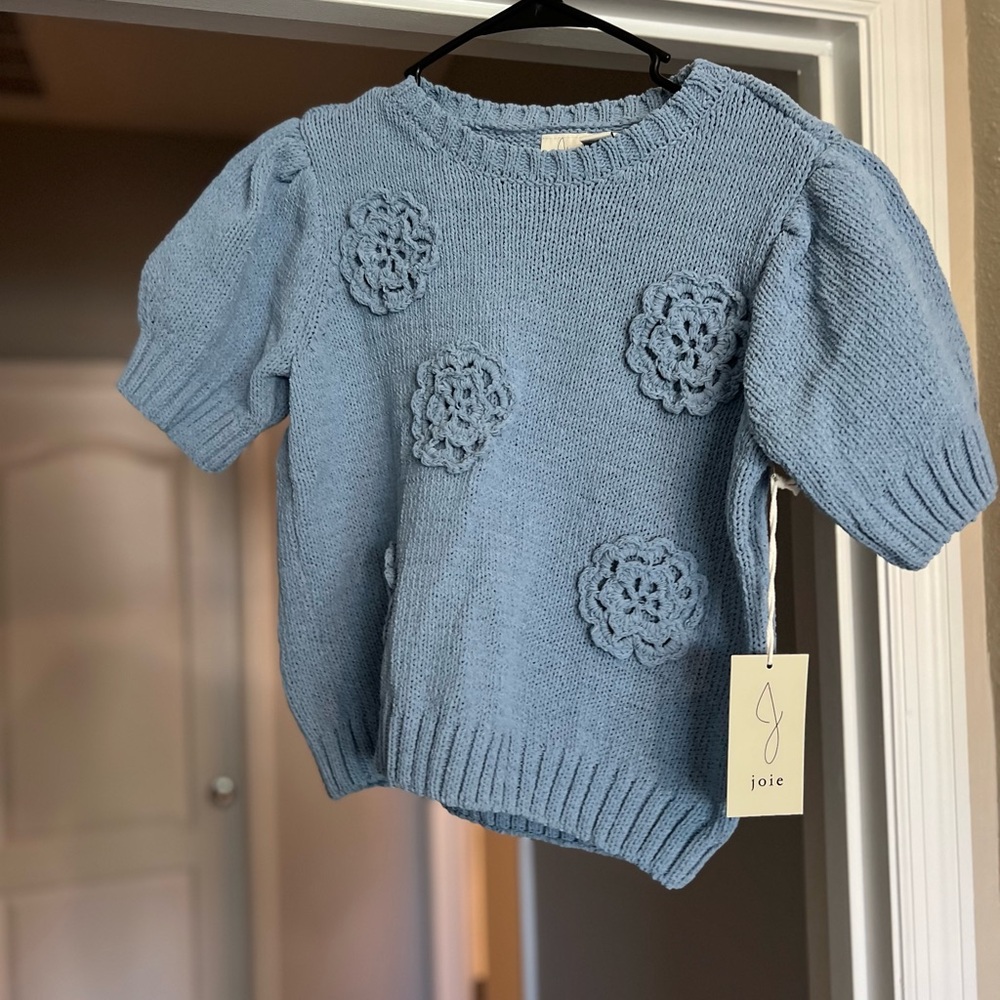 Joie Light Blue Knit Sweater
